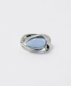 BEAUTY&YOUTH UNITED ARROWS / ビューティー&ユース ユナイテッドアローズ リング | クリアストーンモチーフ ドロップ リング