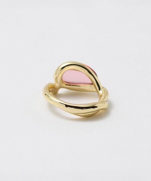 BEAUTY&YOUTH UNITED ARROWS / ビューティー&ユース ユナイテッドアローズ リング | クリアストーンモチーフ ドロップ リング | 詳細3