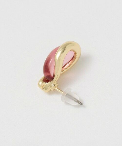 BEAUTY&YOUTH UNITED ARROWS / ビューティー&ユース ユナイテッドアローズ ピアス・イヤリング | クリアストーンモチーフ ドロップ ピアス | 詳細4
