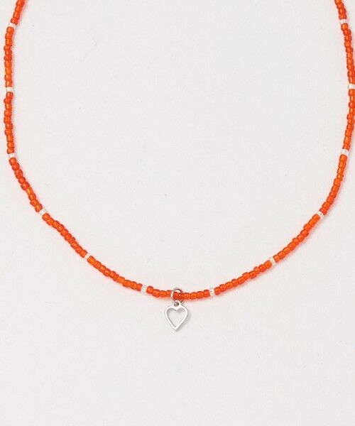 BEAUTY&YOUTH UNITED ARROWS / ビューティー&ユース ユナイテッドアローズ ネックレス・ペンダント・チョーカー | カラービーズ ネックレス（RED）