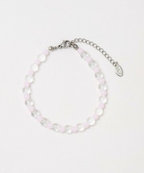 BEAUTY&YOUTH UNITED ARROWS / ビューティー&ユース ユナイテッドアローズ ブレスレット・バングル | ラウンド ビーズ ブレスレット（LT.PINK）