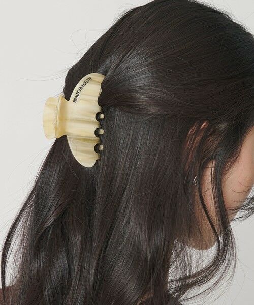 BEAUTY&YOUTH UNITED ARROWS / ビューティー&ユース ユナイテッドアローズ ヘアピン | ロゴ クリップ（BEIGE）