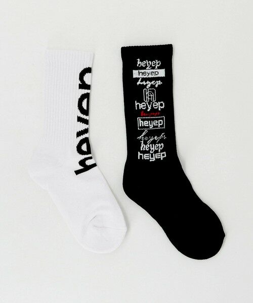 BEAUTY&YOUTH UNITED ARROWS / ビューティー&ユース ユナイテッドアローズ ソックス | 【別注】＜heyep＞Mixed Logo ソックス/2P（その他1）