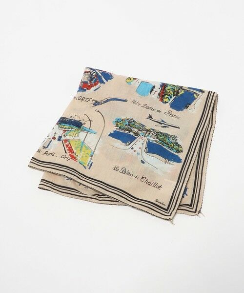 BEAUTY&YOUTH UNITED ARROWS / ビューティー&ユース ユナイテッドアローズ バンダナ・スカーフ | ＜BINDU＞CITY コットン スカーフ（NATURAL）