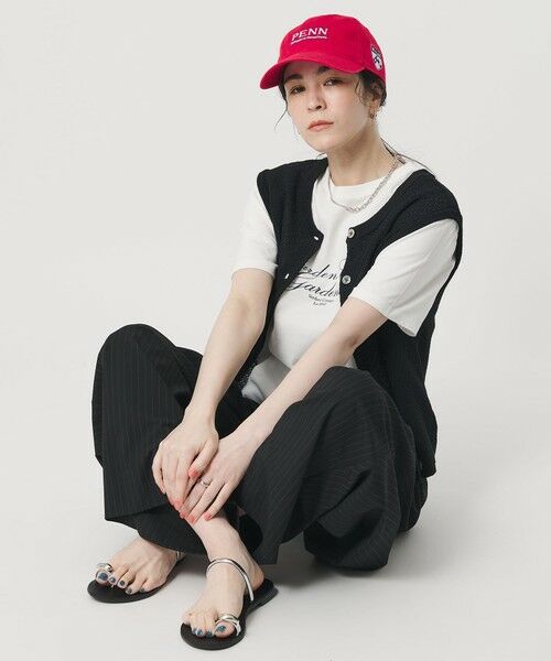 BEAUTY&YOUTH UNITED ARROWS / ビューティー&ユース ユナイテッドアローズ キャップ | ＜University of Pennsylvania＞ツイル ウォッシュ ロゴ キャップ | 詳細3