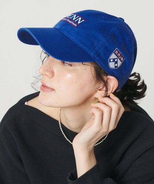 BEAUTY&YOUTH UNITED ARROWS / ビューティー&ユース ユナイテッドアローズ キャップ | ＜University of Pennsylvania＞ツイル ウォッシュ ロゴ キャップ（COBALT）