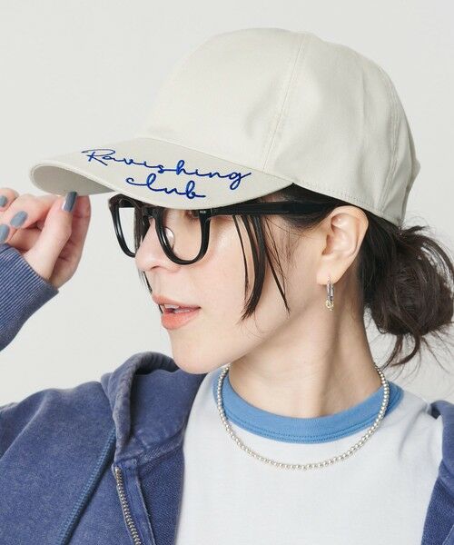 BEAUTY&YOUTH UNITED ARROWS / ビューティー&ユース ユナイテッドアローズ キャップ | 【別注】＜Revis.＞ブリム エンブロイダリー キャップ | 詳細1