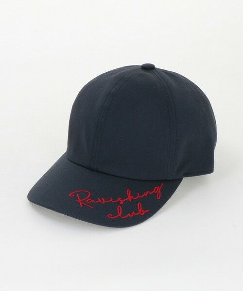 BEAUTY&YOUTH UNITED ARROWS / ビューティー&ユース ユナイテッドアローズ キャップ | 【別注】＜Revis.＞ブリム エンブロイダリー キャップ（NAVY）