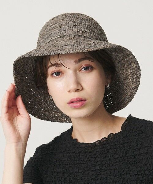 BEAUTY&YOUTH UNITED ARROWS / ビューティー&ユース ユナイテッドアローズ ハット | ラフィア リボン ハット | 詳細1