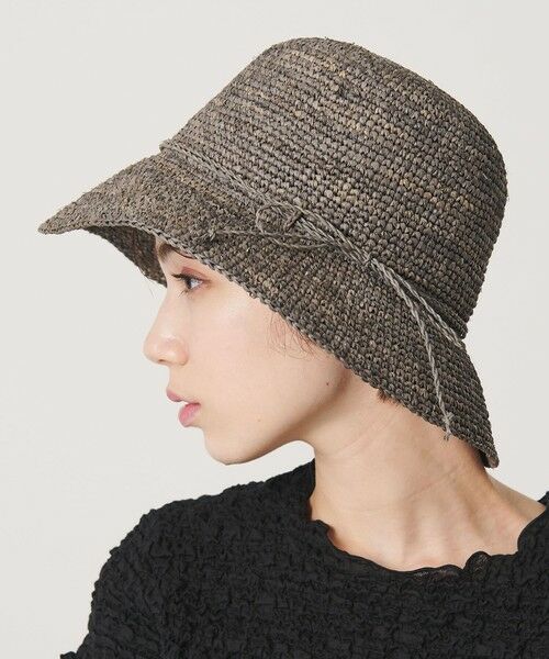 BEAUTY&YOUTH UNITED ARROWS / ビューティー&ユース ユナイテッドアローズ ハット | ラフィア リボン ハット | 詳細2