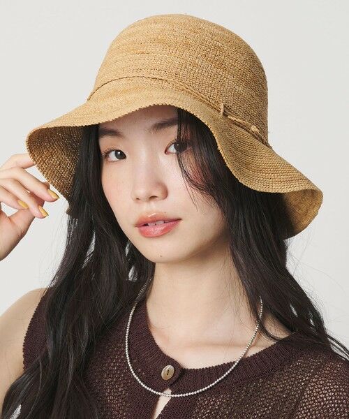 BEAUTY&YOUTH UNITED ARROWS / ビューティー&ユース ユナイテッドアローズ ハット | ラフィア リボン ハット | 詳細3