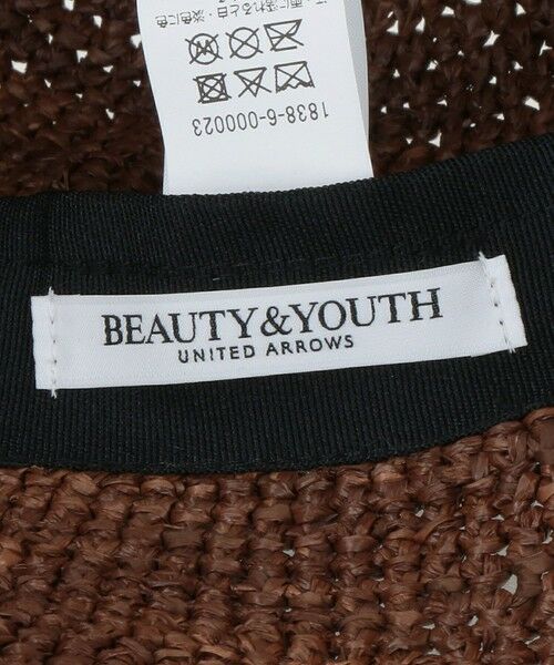 BEAUTY&YOUTH UNITED ARROWS / ビューティー&ユース ユナイテッドアローズ ハット | ラフィア リボン ハット | 詳細16