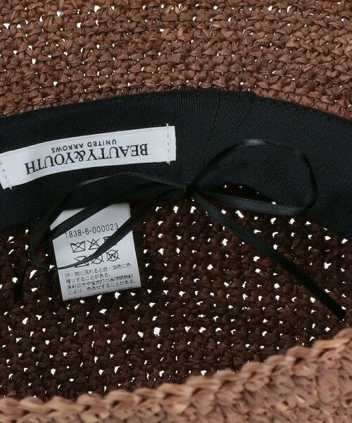 BEAUTY&YOUTH UNITED ARROWS / ビューティー&ユース ユナイテッドアローズ ハット | ラフィア リボン ハット | 詳細14