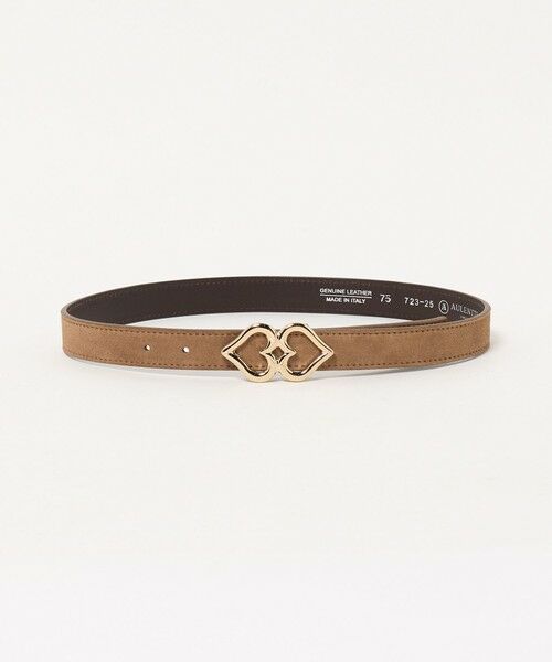 BEAUTY&YOUTH UNITED ARROWS / ビューティー&ユース ユナイテッドアローズ ベルト・サスペンダー | ＜AULENTTI＞ダブルハート ベルト（BEIGE）