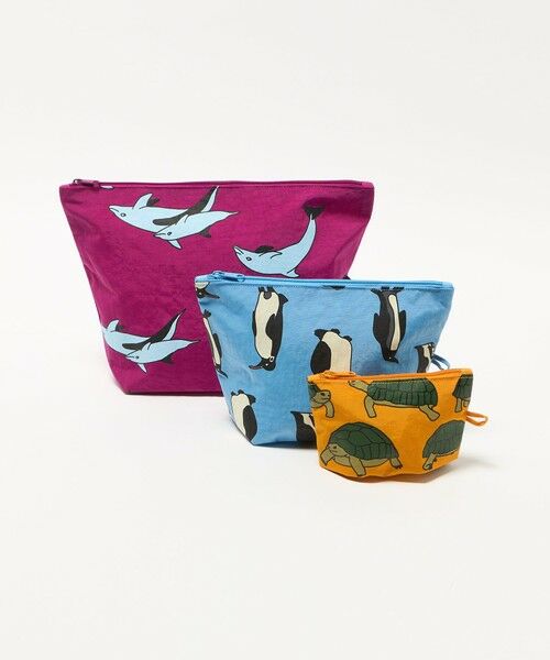 BEAUTY&YOUTH UNITED ARROWS / ビューティー&ユース ユナイテッドアローズ ポーチ | ＜BAGGU＞VACATION ANIMALS 3セット GO  ポーチ（その他1）