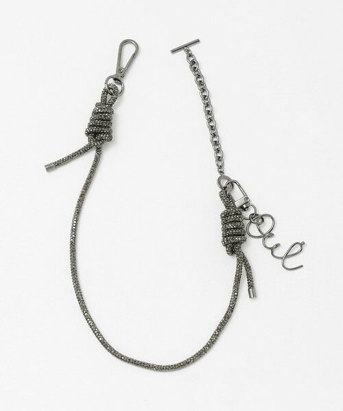 BEAUTY&YOUTH UNITED ARROWS / ビューティー&ユース ユナイテッドアローズ キーホルダー・ストラップ | ＜LAPUIS＞Sparkling マルチ チェーン（BLACK）