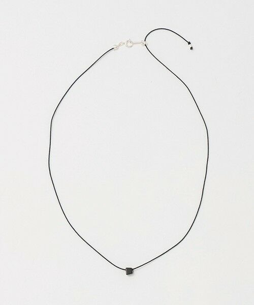 BEAUTY&YOUTH UNITED ARROWS / ビューティー&ユース ユナイテッドアローズ その他 | ＜ONEE × H＞ONE ONYX SILK CORD NECKLACE/ネックレス | 詳細1
