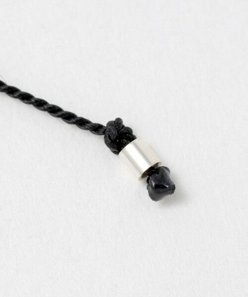 BEAUTY&YOUTH UNITED ARROWS / ビューティー&ユース ユナイテッドアローズ その他 | ＜ONEE × H＞ONE ONYX SILK CORD NECKLACE/ネックレス | 詳細4