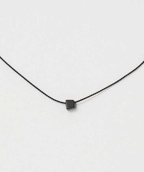 BEAUTY&YOUTH UNITED ARROWS / ビューティー&ユース ユナイテッドアローズ その他 | ＜ONEE × H＞ONE ONYX SILK CORD NECKLACE/ネックレス（BLACK）