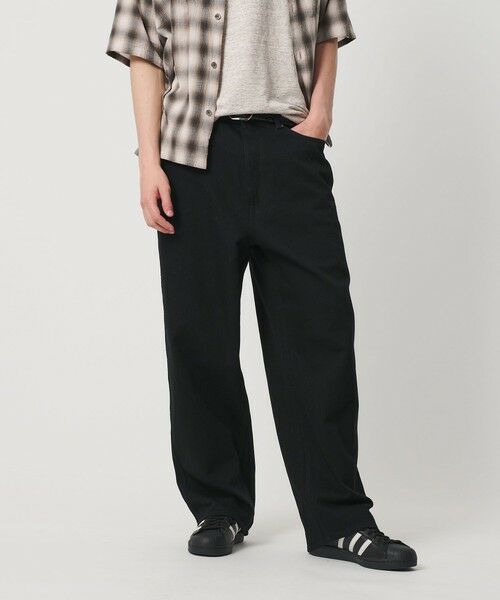 BEAUTY&YOUTH UNITED ARROWS / ビューティー&ユース ユナイテッドアローズ その他パンツ | 11.5oz ライト ハイツイスト テーパード デニム パンツ（BLACK）