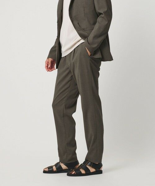 BEAUTY&YOUTH UNITED ARROWS / ビューティー&ユース ユナイテッドアローズ その他パンツ | 東レ/TORAY COOL-TEX テーパード パンツ NO.3 ウォッシャブル 接触冷感 吸水速乾 ストレッチ セットアップ対応可能(OLIVE)