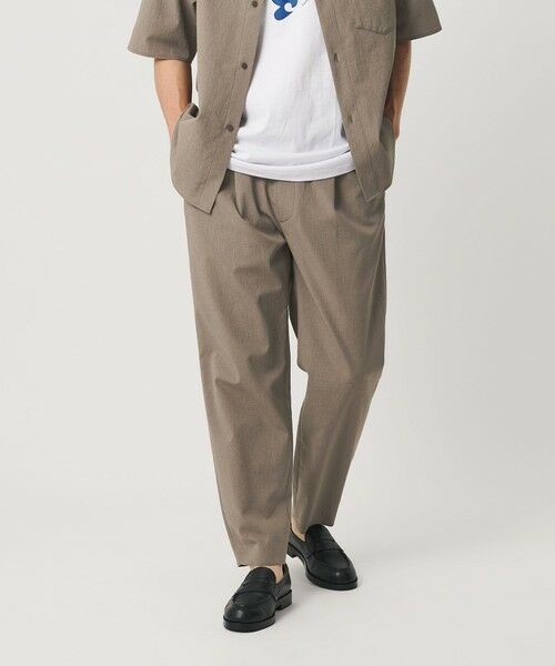 BEAUTY&YOUTH UNITED ARROWS / ビューティー&ユース ユナイテッドアローズ その他パンツ | KOMATSU PACK トロピカル 1P テーパード イージー パンツ NO.6 ストレッチ 吸水速乾 UVカット セットアップ対応 | 詳細23