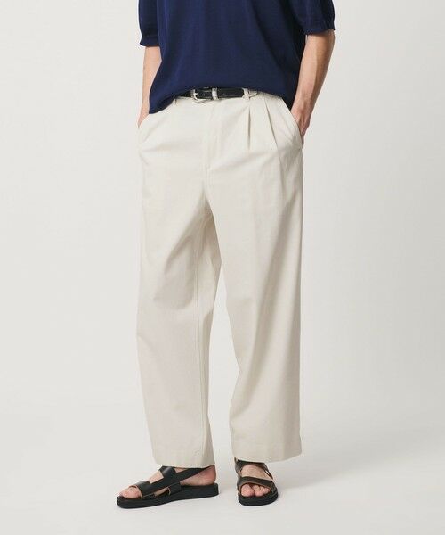 BEAUTY&YOUTH UNITED ARROWS / ビューティー&ユース ユナイテッドアローズ その他パンツ | クール 2プリーツ チノ パンツ NO.10 接触冷感 | 詳細1