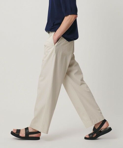 BEAUTY&YOUTH UNITED ARROWS / ビューティー&ユース ユナイテッドアローズ その他パンツ | クール 2プリーツ チノ パンツ NO.10 接触冷感（OFF WHITE）