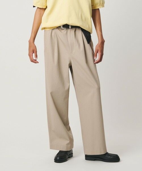 BEAUTY&YOUTH UNITED ARROWS / ビューティー&ユース ユナイテッドアローズ その他パンツ | クール 2プリーツ チノ パンツ NO.10 接触冷感 | 詳細9