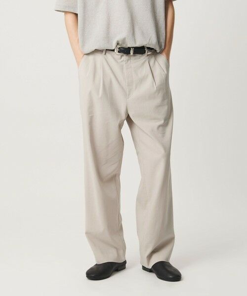 BEAUTY&YOUTH UNITED ARROWS / ビューティー&ユース ユナイテッドアローズ その他パンツ | リネン ミックス テーパード スラックス NO.9 | 詳細1