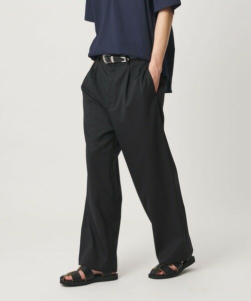 BEAUTY&YOUTH UNITED ARROWS / ビューティー&ユース ユナイテッドアローズ その他パンツ | トロピカル ワイド テーパード スラックス NO.9 ウォッシャブル | 詳細2