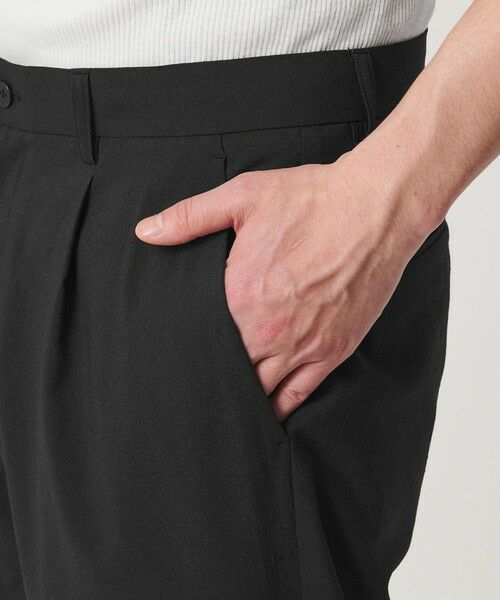 BEAUTY&YOUTH UNITED ARROWS / ビューティー&ユース ユナイテッドアローズ その他パンツ | 【WEB限定 WARDROBE SMART】サマーファンクション 1P ワイド スラックス【吸水速乾】 | 詳細9