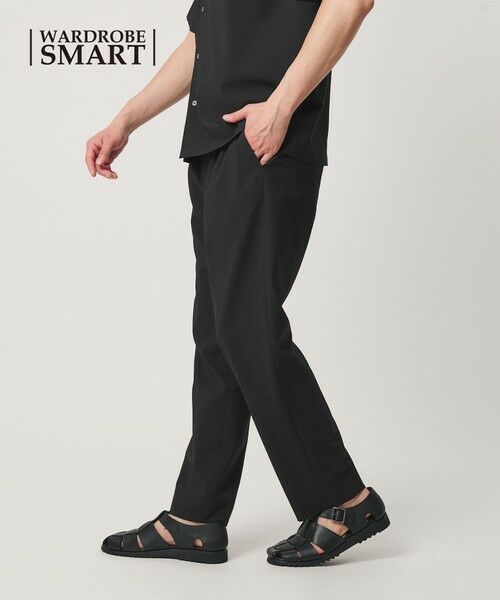 BEAUTY&YOUTH UNITED ARROWS / ビューティー&ユース ユナイテッドアローズ その他パンツ | 【WEB限定 WARDROBE SMART】サマーファンクション 1P ワイド スラックス【吸水速乾】(BLACK)