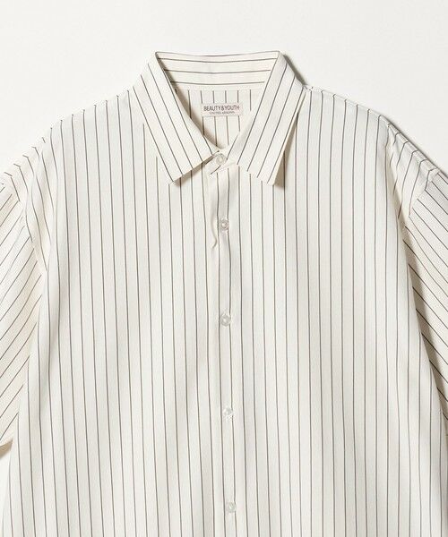 BEAUTY&YOUTH UNITED ARROWS / ビューティー&ユース ユナイテッドアローズ シャツ・ブラウス | 金政メリヤス ストライプ スクエア フィット レギュラー シャツ | 詳細7
