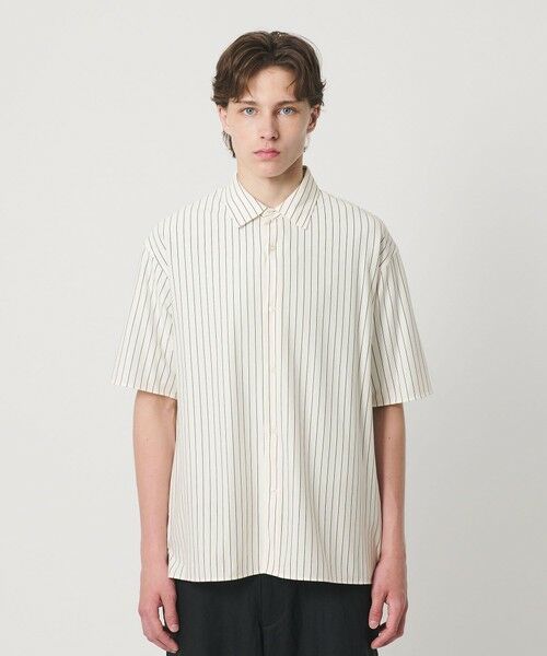 BEAUTY&YOUTH UNITED ARROWS / ビューティー&ユース ユナイテッドアローズ シャツ・ブラウス | 金政メリヤス ストライプ スクエア フィット レギュラー シャツ | 詳細3