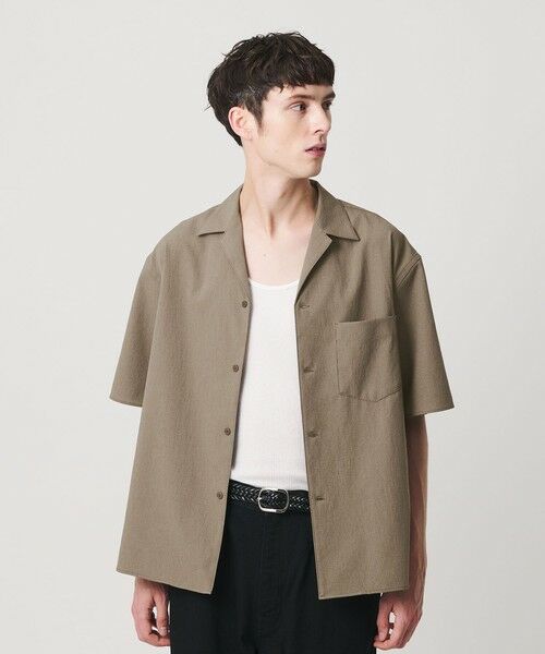 BEAUTY&YOUTH UNITED ARROWS / ビューティー&ユース ユナイテッドアローズ シャツ・ブラウス | KOMATSU PACK トロピカル オープンカラー シャツ GRANDE型 ストレッチ 吸水速乾 UVカット セットアップ対応 | 詳細22