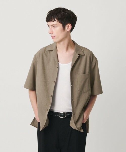 BEAUTY&YOUTH UNITED ARROWS / ビューティー&ユース ユナイテッドアローズ シャツ・ブラウス | KOMATSU PACK トロピカル オープンカラー シャツ GRANDE型 ストレッチ 吸水速乾 UVカット セットアップ対応 | 詳細23