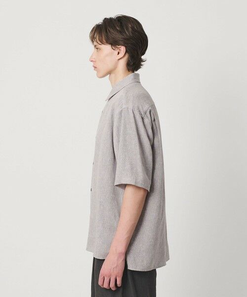 BEAUTY&YOUTH UNITED ARROWS / ビューティー&ユース ユナイテッドアローズ シャツ・ブラウス | ツイスト リネンブレンド レギュラーカラー シャツ FORM型 | 詳細6
