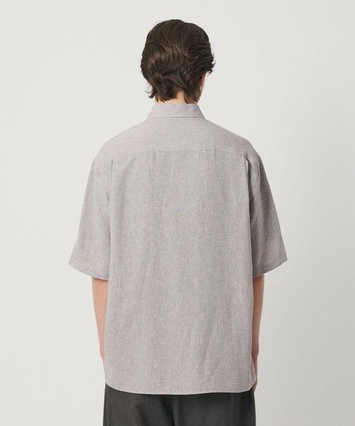 BEAUTY&YOUTH UNITED ARROWS / ビューティー&ユース ユナイテッドアローズ シャツ・ブラウス | ツイスト リネンブレンド レギュラーカラー シャツ FORM型 | 詳細7