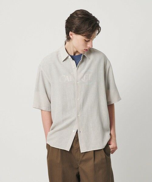 BEAUTY&YOUTH UNITED ARROWS / ビューティー&ユース ユナイテッドアローズ シャツ・ブラウス | ツイスト リネンブレンド レギュラーカラー シャツ FORM型 | 詳細18