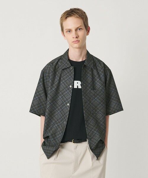 BEAUTY&YOUTH UNITED ARROWS / ビューティー&ユース ユナイテッドアローズ シャツ・ブラウス | ロンシャン シアサッカー キャンプカラー シャツ GRANDE型 | 詳細1