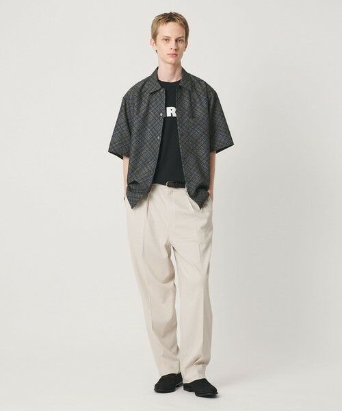 BEAUTY&YOUTH UNITED ARROWS / ビューティー&ユース ユナイテッドアローズ シャツ・ブラウス | ロンシャン シアサッカー キャンプカラー シャツ GRANDE型 | 詳細2