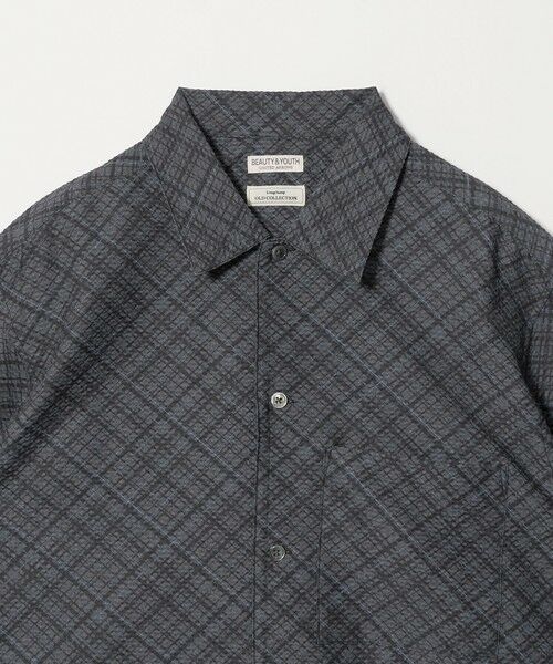 BEAUTY&YOUTH UNITED ARROWS / ビューティー&ユース ユナイテッドアローズ シャツ・ブラウス | ロンシャン シアサッカー キャンプカラー シャツ GRANDE型 | 詳細9