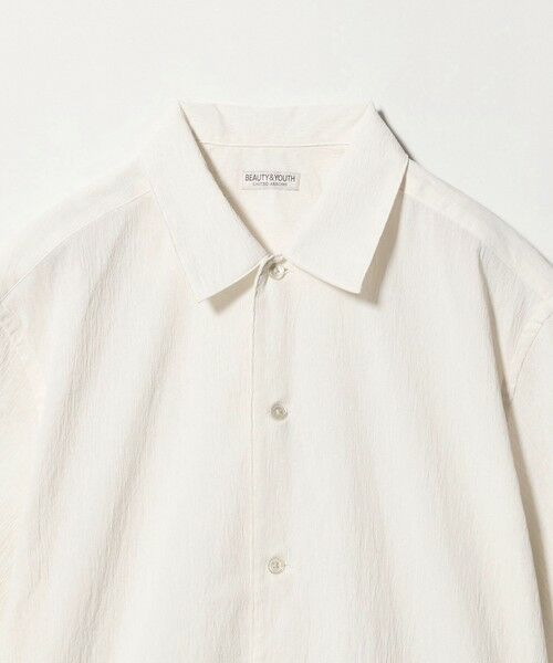 BEAUTY&YOUTH UNITED ARROWS / ビューティー&ユース ユナイテッドアローズ シャツ・ブラウス | ヨウリュウ キャンプカラー シャツ FORM型 吸水速乾 通気性 | 詳細8