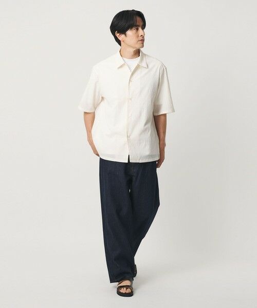 BEAUTY&YOUTH UNITED ARROWS / ビューティー&ユース ユナイテッドアローズ シャツ・ブラウス | ヨウリュウ キャンプカラー シャツ FORM型 吸水速乾 通気性 | 詳細3