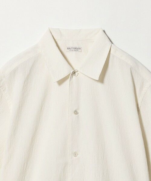 BEAUTY&YOUTH UNITED ARROWS / ビューティー&ユース ユナイテッドアローズ シャツ・ブラウス | ヨウリュウ キャンプカラー シャツ FORM型 吸水速乾 通気性 | 詳細1