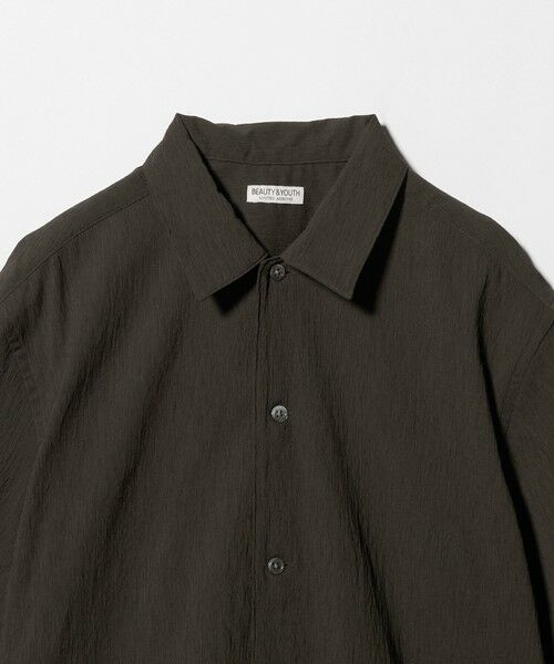 BEAUTY&YOUTH UNITED ARROWS / ビューティー&ユース ユナイテッドアローズ シャツ・ブラウス | ヨウリュウ キャンプカラー シャツ FORM型 吸水速乾 通気性 | 詳細4