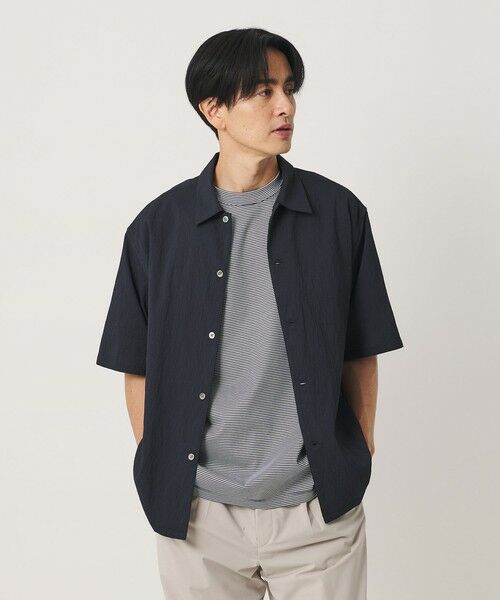 BEAUTY&YOUTH UNITED ARROWS / ビューティー&ユース ユナイテッドアローズ シャツ・ブラウス | ヨウリュウ キャンプカラー シャツ FORM型 吸水速乾 通気性 | 詳細20
