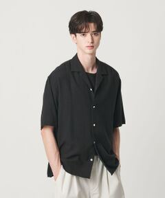 BEAUTY&YOUTH UNITED ARROWS / ビューティー&ユース ユナイテッドアローズ シャツ・ブラウス | ライト ツイードライク オープンカラー シャツ GRANDE TAPERD型