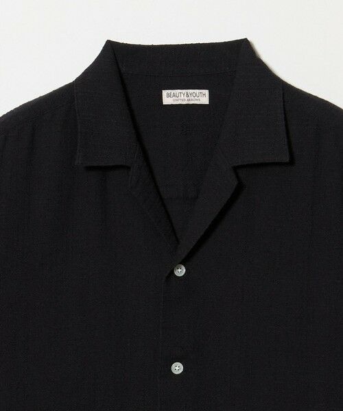 BEAUTY&YOUTH UNITED ARROWS / ビューティー&ユース ユナイテッドアローズ シャツ・ブラウス | ライト ツイードライク オープンカラー シャツ GRANDE TAPERD型 | 詳細14